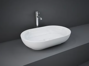 RAK-FEELING - Countertop oval ceramic washbasin by RAK Ceramics - view 2